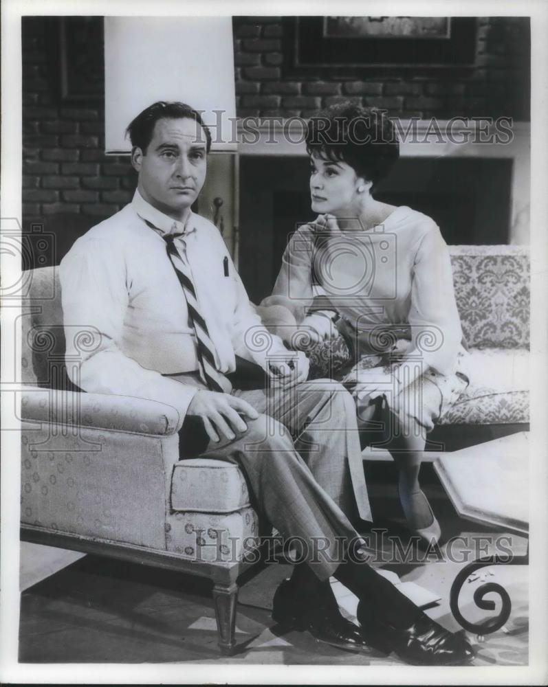 1964 Press Photo Sid Caesar & Gisile MacKenzie - cvp07524 - Historic Images