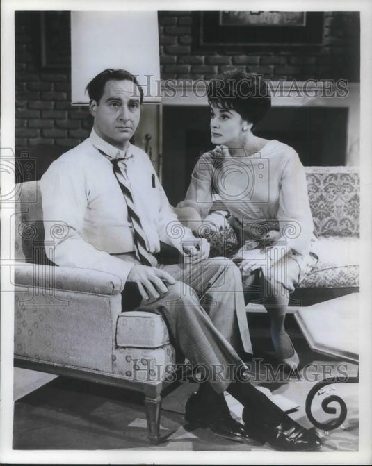 1964 Press Photo Sid Caesar & Gisile MacKenzie - cvp07524 - Historic Images