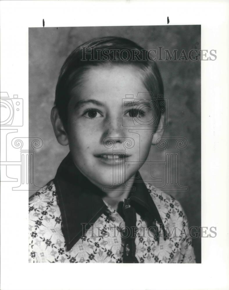 1983 Press Photo Bryan L Earle In Grade School - cvp04727 - Historic Images