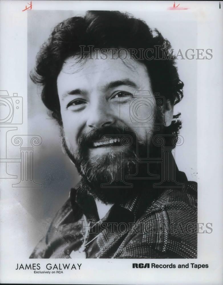 1978 Press Photo James Galway Classical Flute Player - cvp15700 - Historic Images