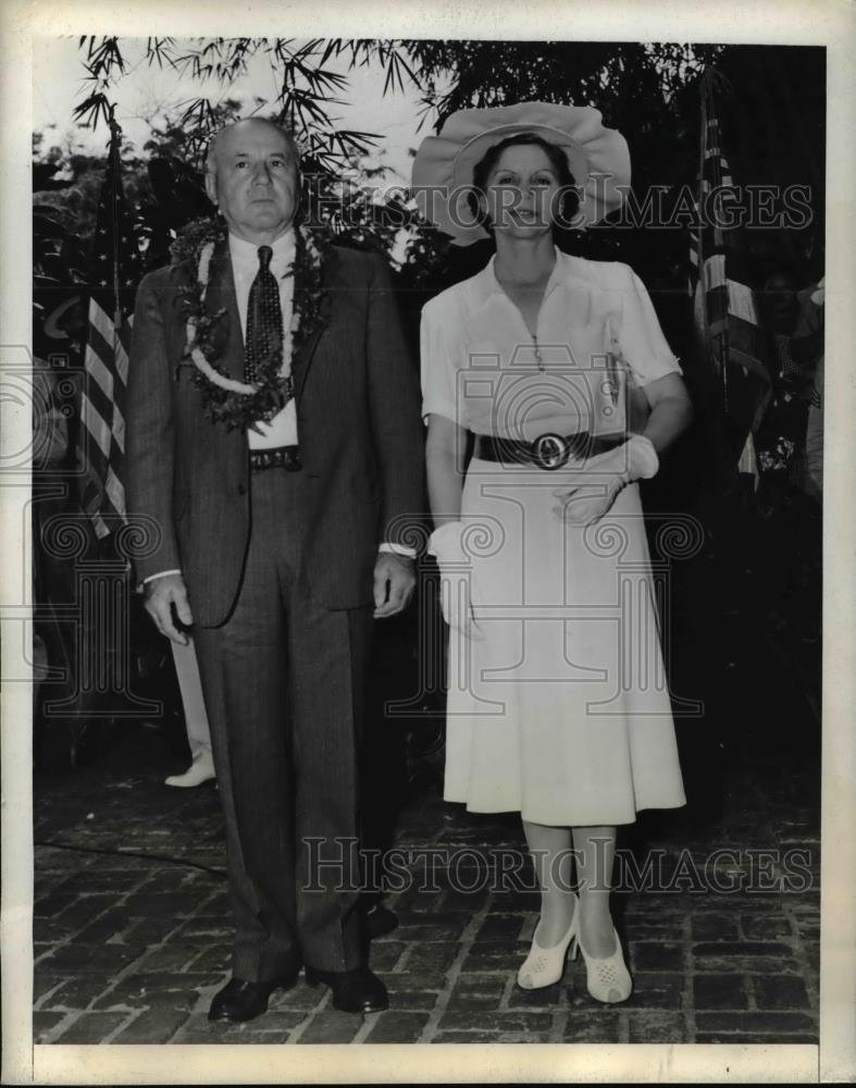 1942 Press Photo Judge Ingram M. Stainback, the Ninth Governor of Hawaii - Historic Images