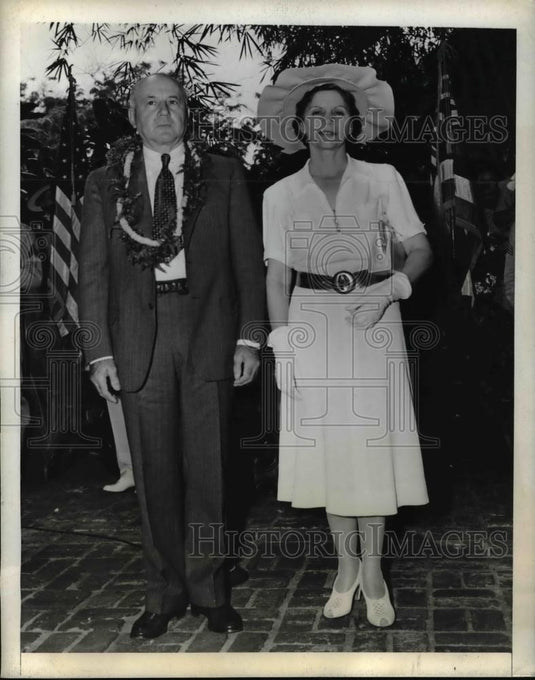 1942 Press Photo Judge Ingram M. Stainback, the Ninth Governor of Hawaii - Historic Images