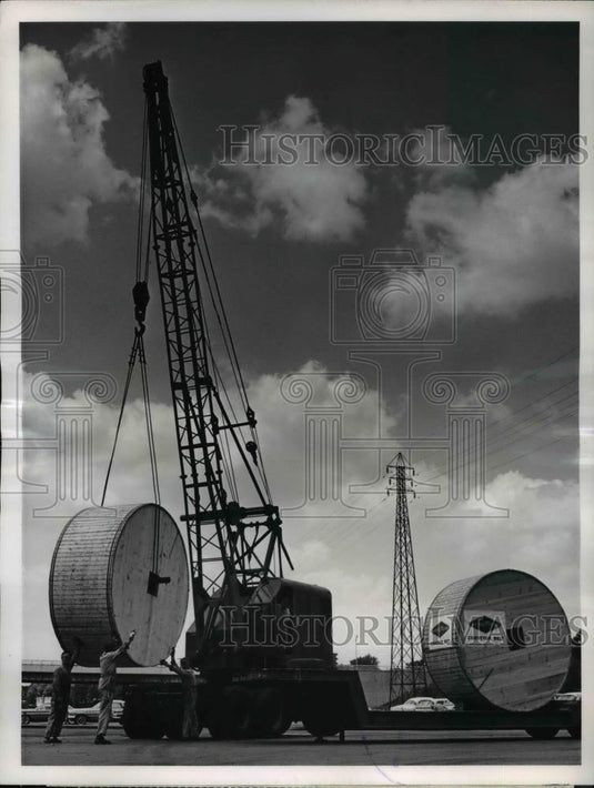 1962 Press Photo Goodyear's industrial product plant - Historic Images