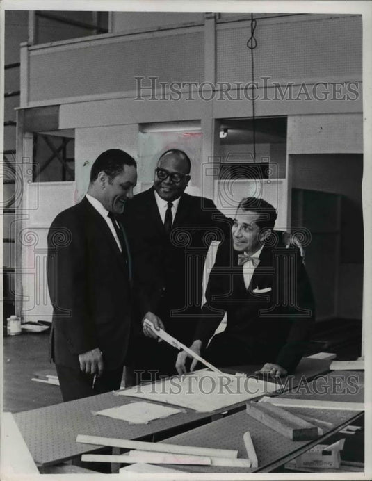 1966 Press Photo Earl Hooper, Gleason Glover and William Spencer - Historic Images