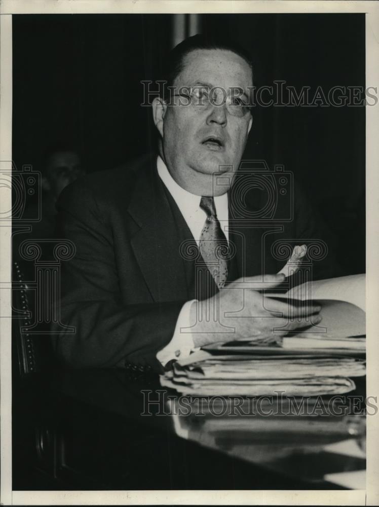 1934 Press Photo William H. Howes, First Assistant Postmaster General - Historic Images