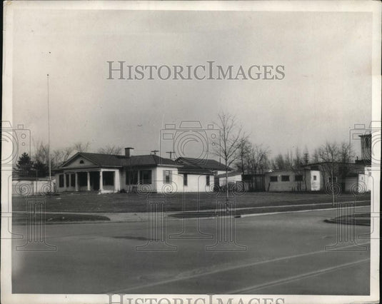 1931 Press Photo The Old City Hall, Police And Fire Department - Historic Images