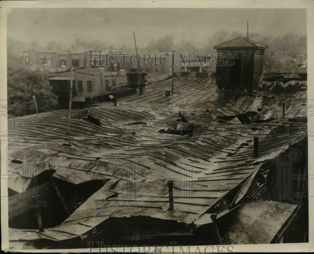 1930 Press Photo Wash DC Denver Apt fire that killed Jessie Cammack - Historic Images