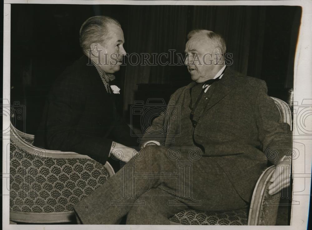 1938 Press Photo Roy W Howard Chairman of the Board of Scripps-Howard Newspapers - Historic Images