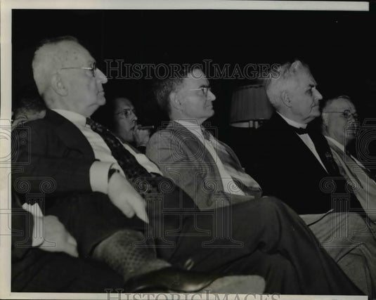 1938 Press Photo Houston Tex AFL convention, J Weber, Fonvillem F Morrison - Historic Images