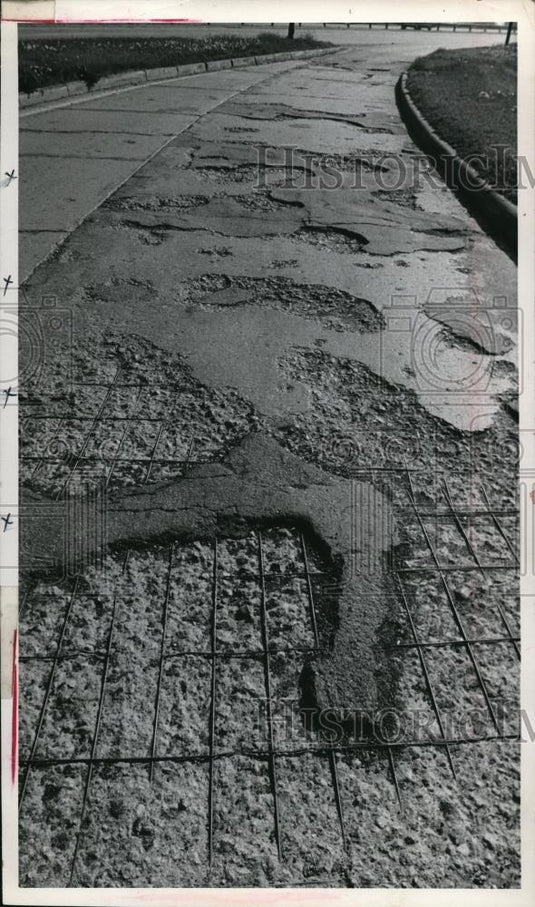 1972 Press Photo Exit Road from Edgewater Park East Bound - Historic Images