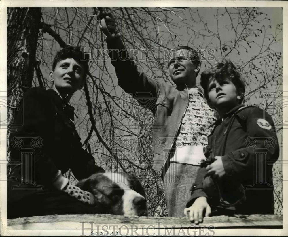 1941 Press Photo Sun Valley Idaho George Potockl Polish Ambassador United States - Historic Images