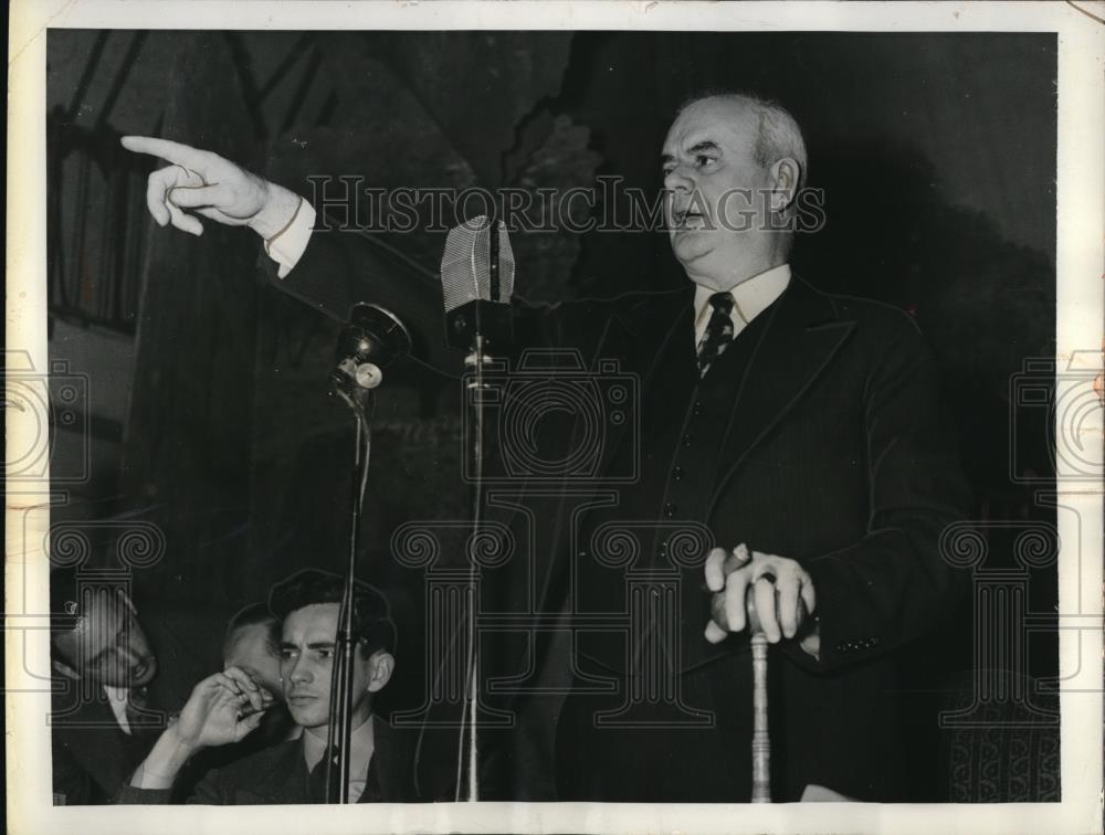 1940 Press Photo Philip Murray Addresses Delegates - Historic Images