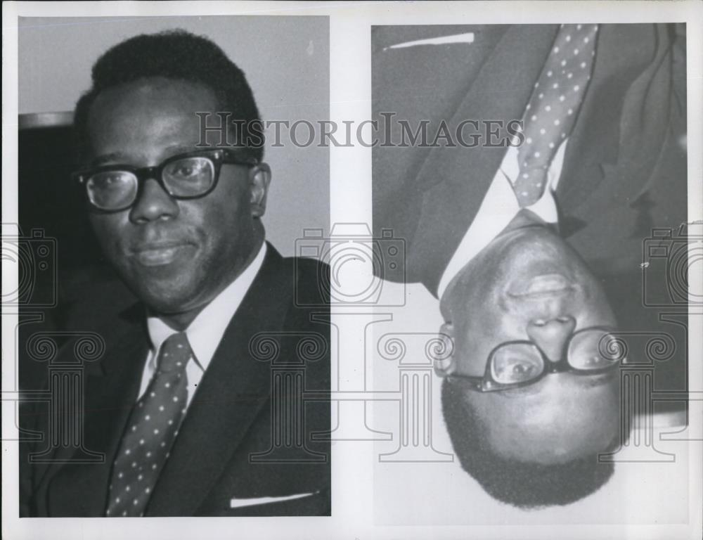 1969 Press Photo Mayor Richard G Hatcher, Independent Politician - Historic Images