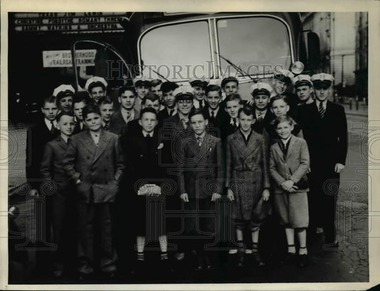 1939 Press Photo Safety Patrol Boys - Historic Images