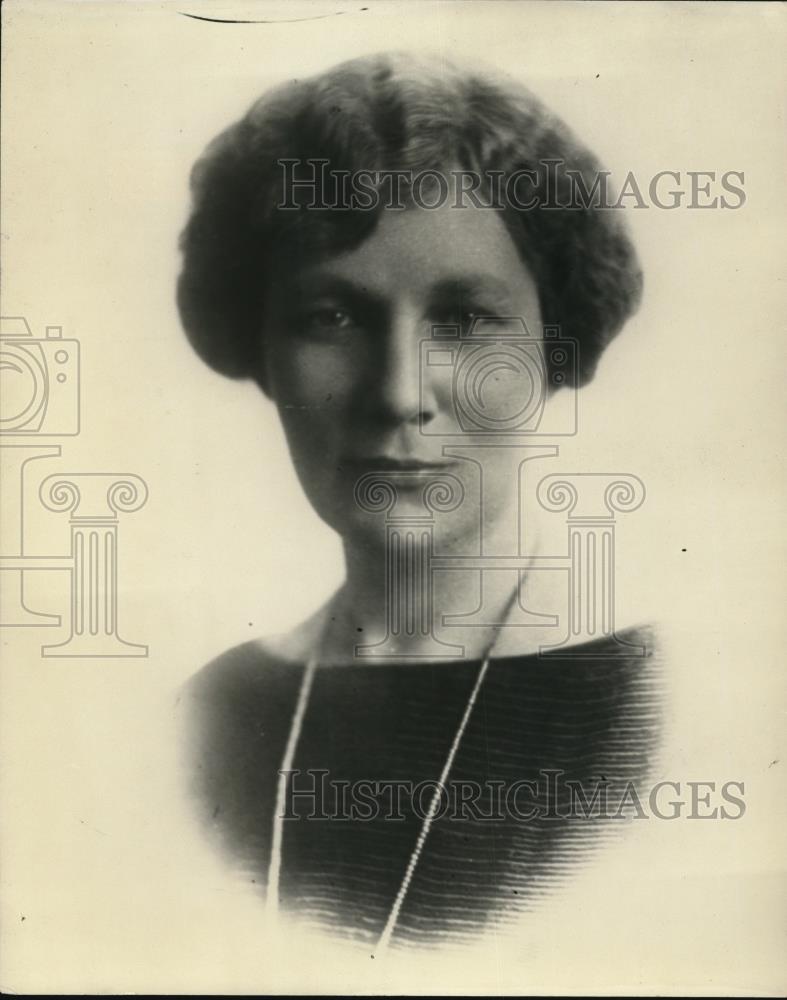 1925 Press Photo Mrs. Augusta McDonald Evanston Illinois - Historic Images
