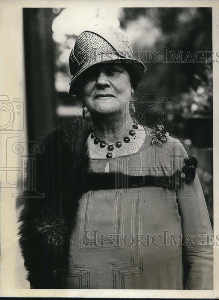 1928 Press Photo Mrs. Edward Evorett Gam, sister of Senator Curtis - Historic Images