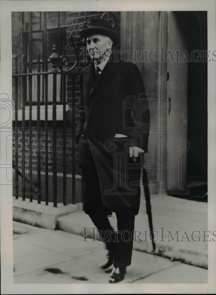 1936 Press Photo Sir John Simon, English Home Secretary - Historic Images
