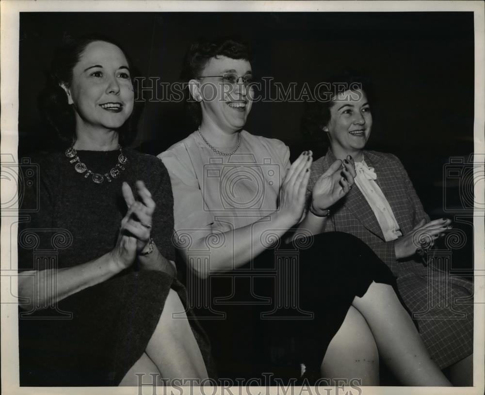 1947 Press Photo Mrs Jaime Porand, wife of the Rep. from Rhode Island - Historic Images