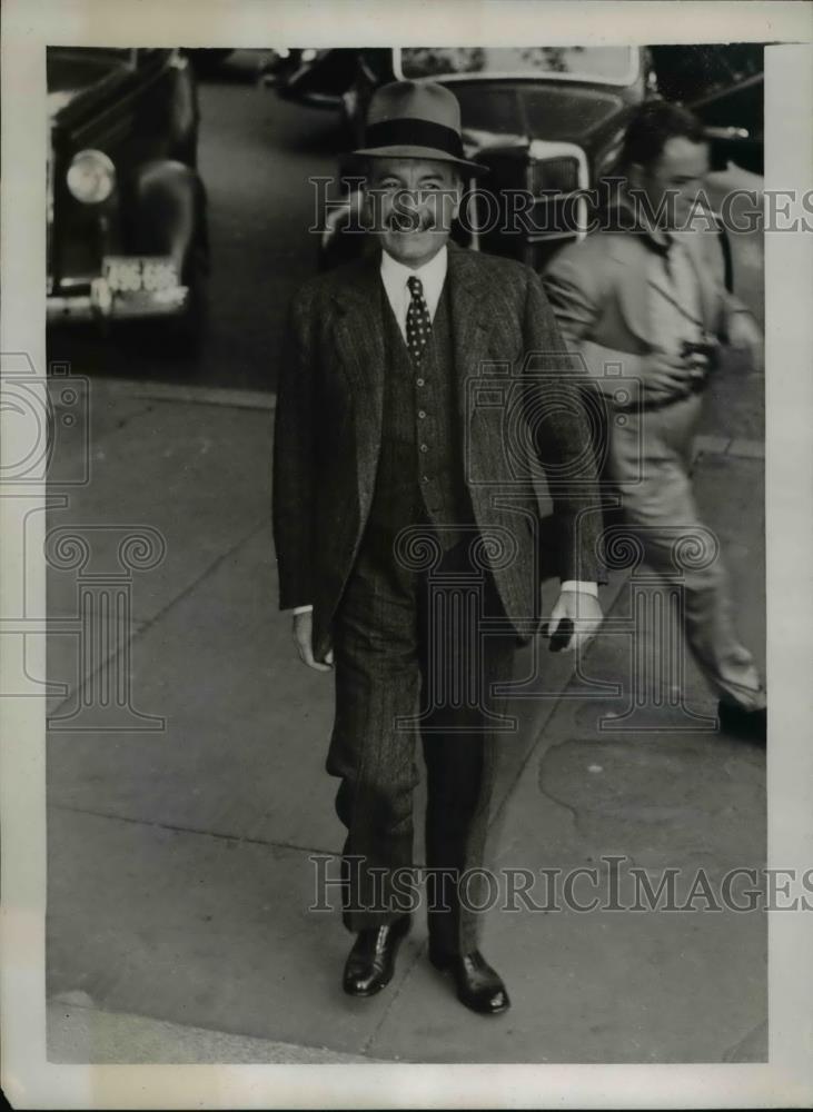 1938 Press Photo Washington DC Count De Saint-Quentin, French Ambassador to - Historic Images