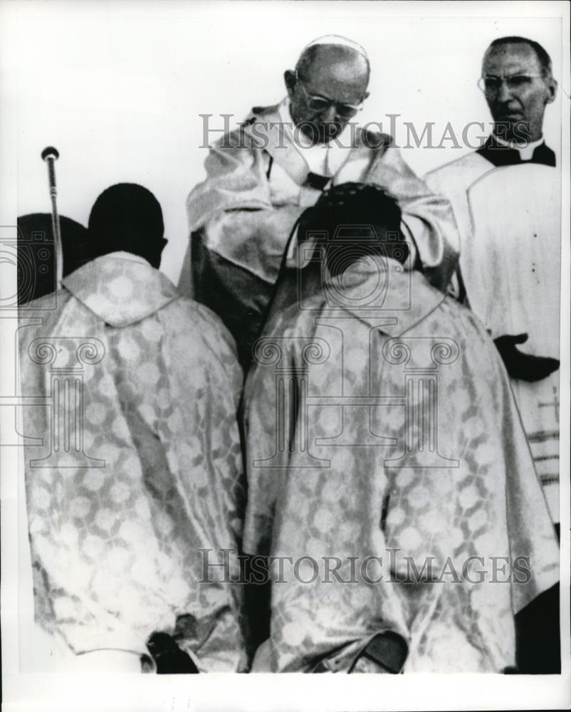 1969 Press Photo Kampala Uganda, Pope Paul VI Leads Mass In Africa - Historic Images