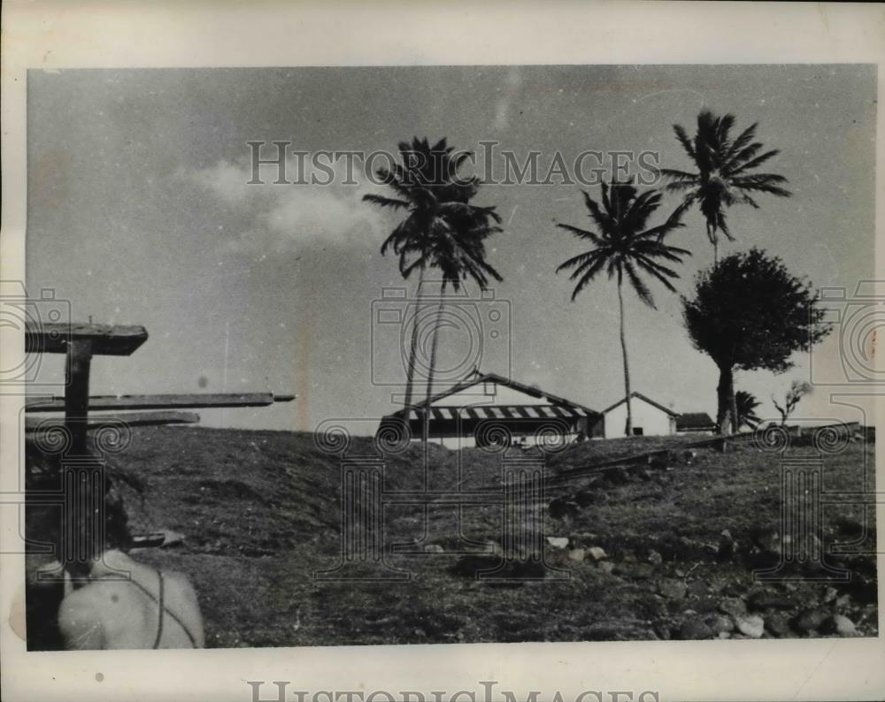 1958 Press Photo South Sea Island - Historic Images