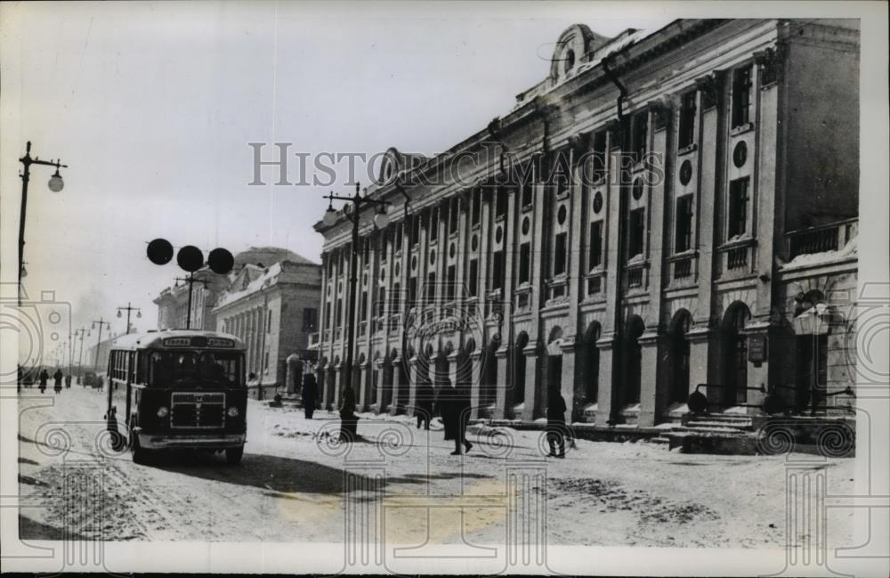 1958 Press Photo The Russian City of Vorkuta at the Vast ever frozen Tundras - Historic Images