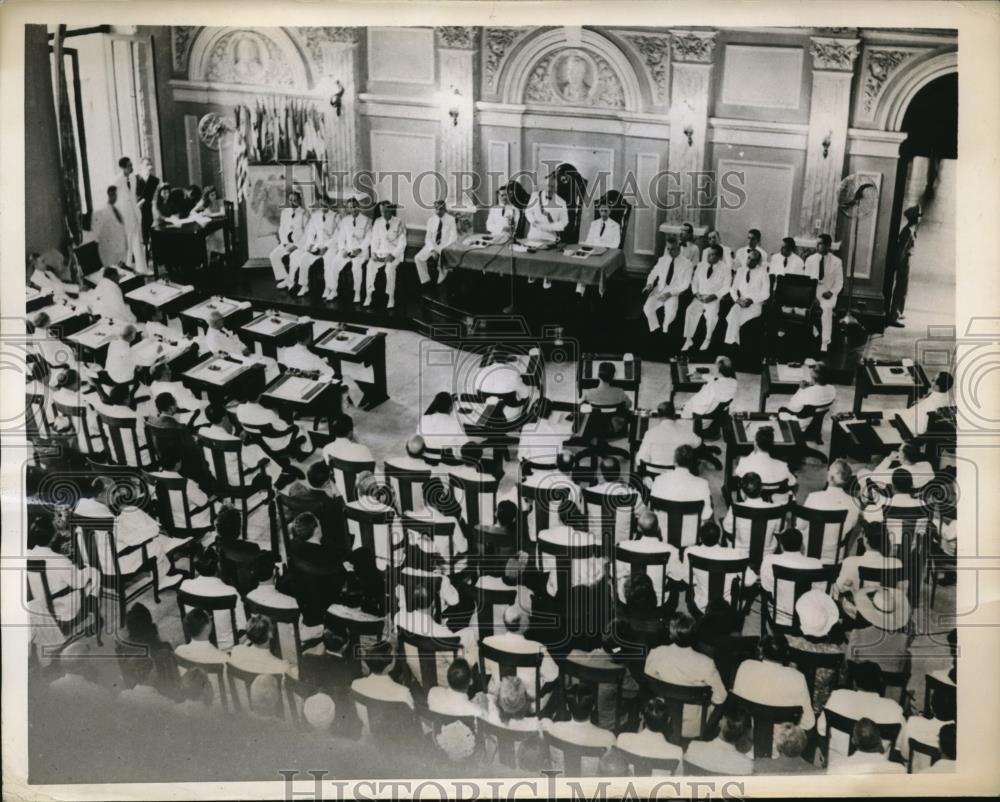 1943 Press Photo Inter-American Educational Conference held in Panama City - Historic Images