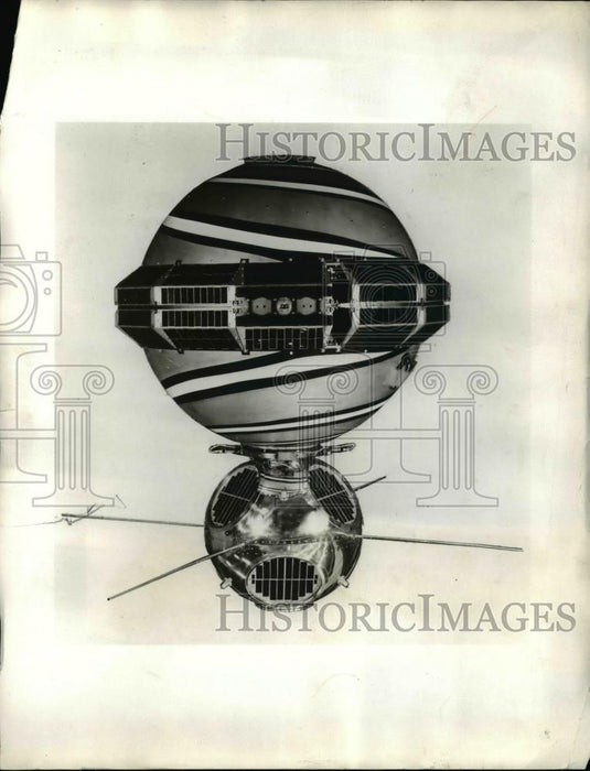1960 Press Photo United States Navy Transit 24 Satellite - Historic Images