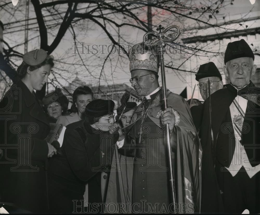 1946 Press Photo Aita Apostolic Queen of Hungary, Archduchess Elizabeth - Historic Images