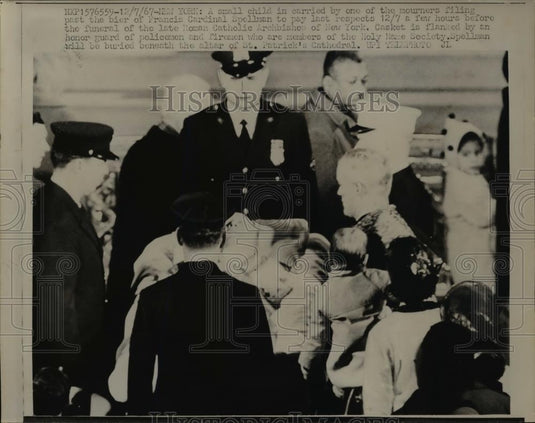 1967 Press Photo NY funeral of Francis Cardinal Spellman - Historic Images