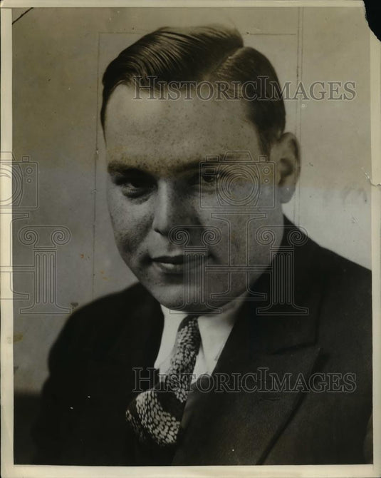 1928 Press Photo Albert Carnoveet - Historic Images