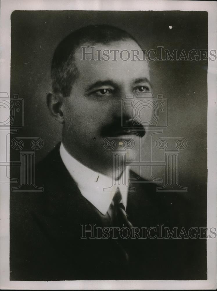 1932 Press Photo Bulgarian cabinet member M Vasilew - Historic Images