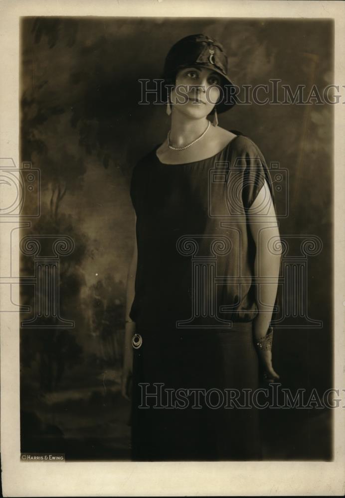 1924 Press Photo Mrs Franklin L Whitley wife of Major Whitley in Rio de Janiero - Historic Images