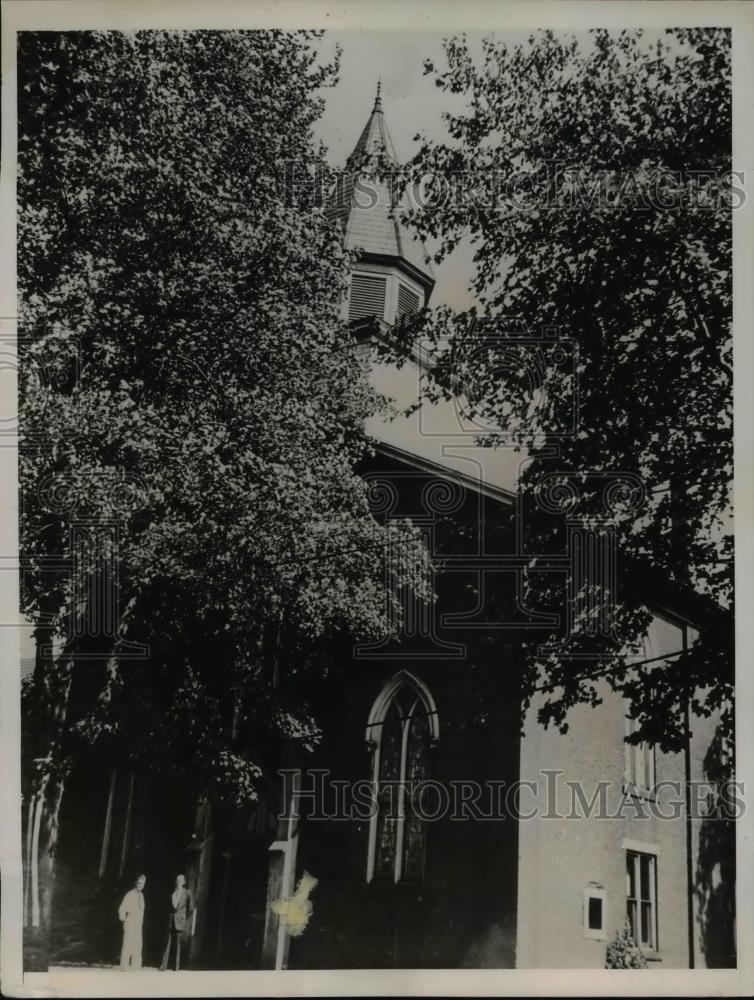 1936 Press Photo Methodoist Church of West Middlesex, Pennsylvania - Historic Images