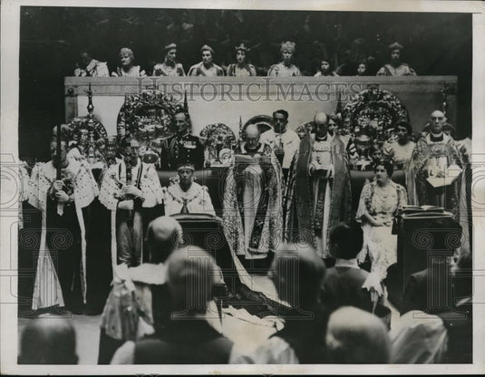 1937 Press Photo Bishop of Bath and Wells, Reverend St. John Wilson - Historic Images