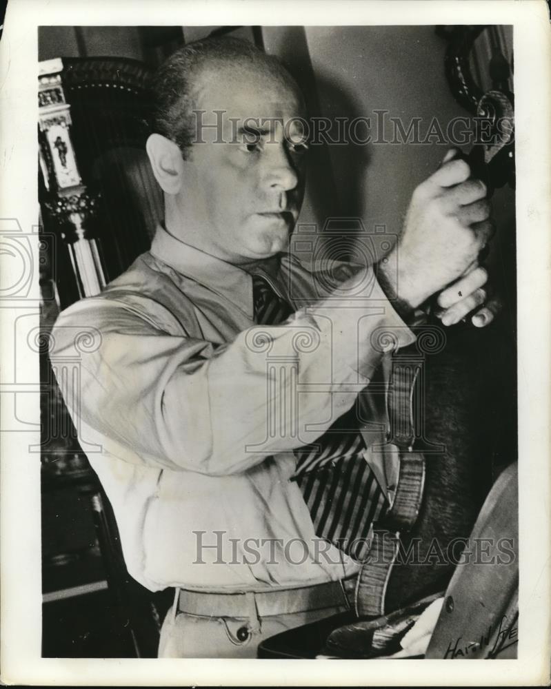 Press Photo Eugene Ormandy conductor Philadelphia Orchestra - Historic Images