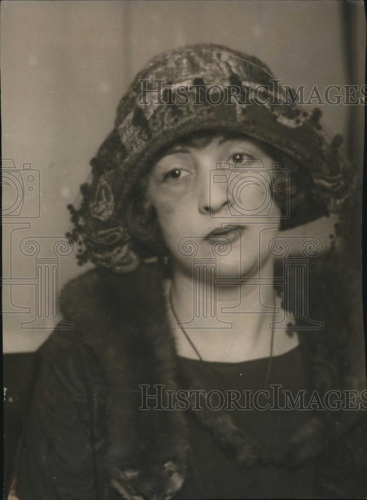 1924 Press Photo Mrs Paule McCartney LA Calif divorce case - Historic Images