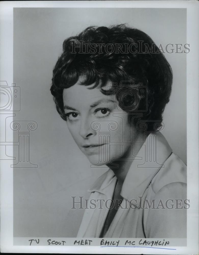 1971 Press Photo Emily McLaughlin an actress - Historic Images
