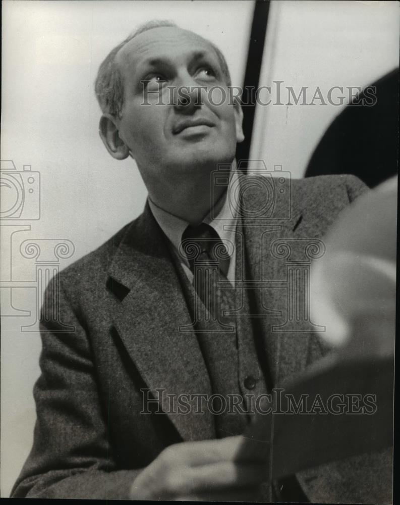 1941 Press Photo Gabriel Heatter, WABC-CBS - Historic Images