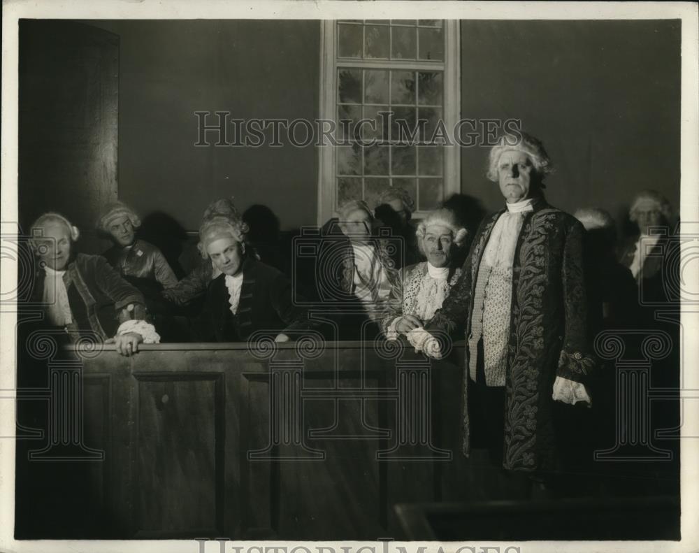 1929 Press Photo George Washington as depicted by Attorney General John R - Historic Images