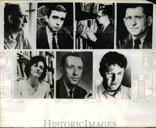 1967 Press Photo Pulitzer Prize Winners in Letters, Music - Historic Images