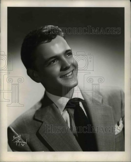 1950 Press Photo Bill Lawrence Baritone - Historic Images