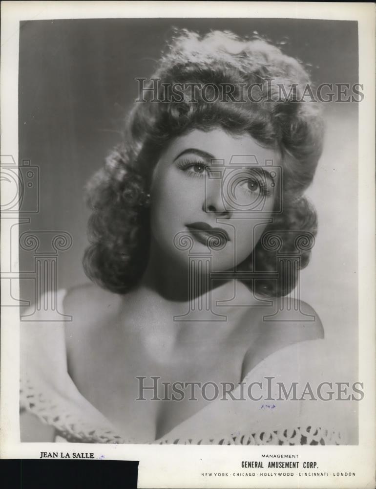 1945 Press Photo Jean La Salle to perform at Clyde Lucas band Palace - Historic Images