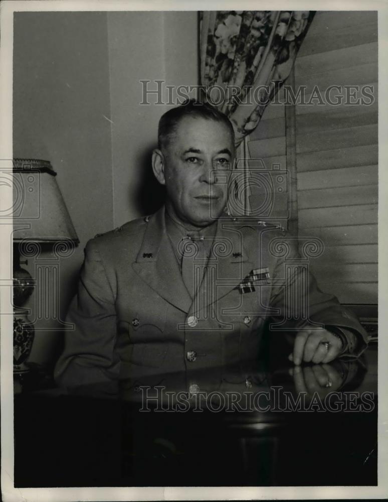 1950 Press Photo Major General E.A. Walsh of National Guard Association, USA - Historic Images