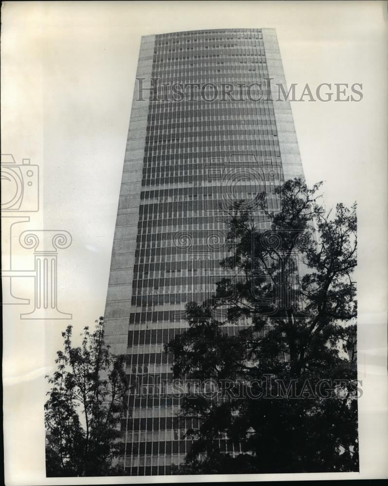 1970 Press Photo The new Avianca Building Downtown Bogota, which opened in - Historic Images