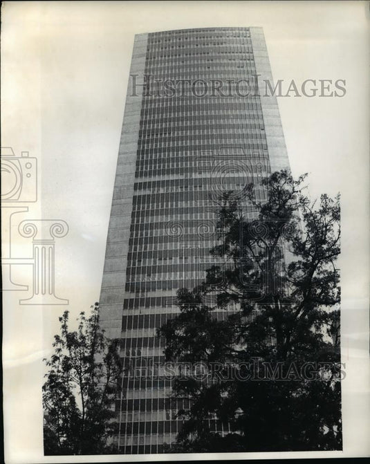 1970 Press Photo The new Avianca Building Downtown Bogota, which opened in - Historic Images