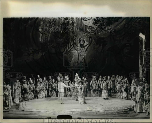 1967 Press Photo The final scene of "The Magic Flute" - Historic Images