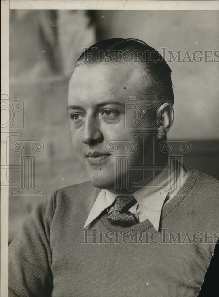 1929 Press Photo Warner (Last Name Illegible) - Historic Images