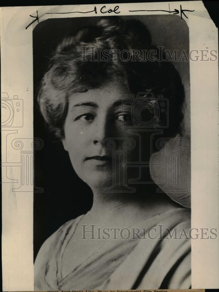 1923 Press Photo Mrs Gaillard Stoney, who presented President Wilson with gold - Historic Images