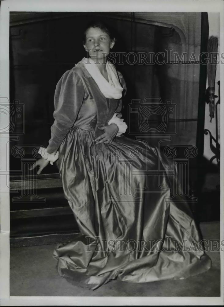 1933 Press Photo Bryn Mawr varsity Joan Hopkinson, Luce, Daughter of Venturewell - Historic Images